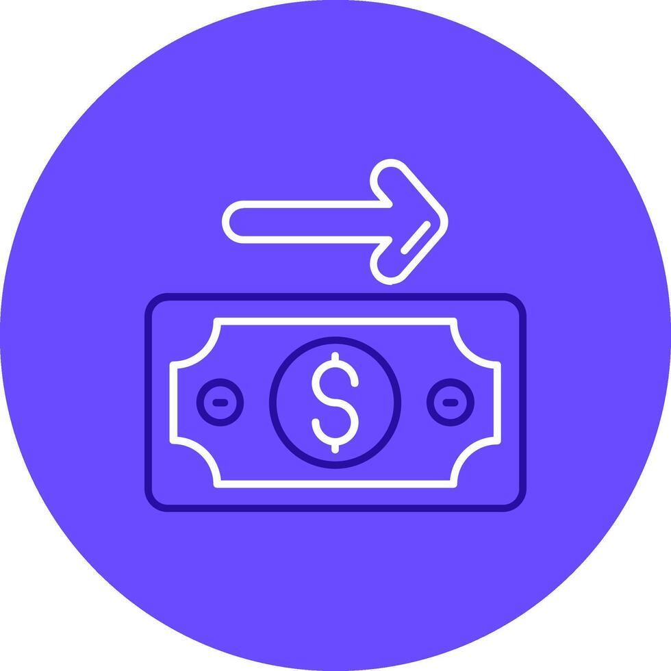 Payment Duo tune color circle Icon vector