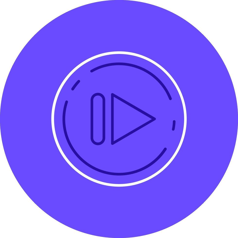 Next Duo tune color circle Icon vector