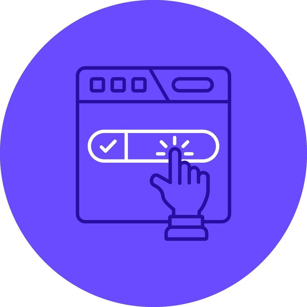 Subscribe Duo tune color circle Icon vector