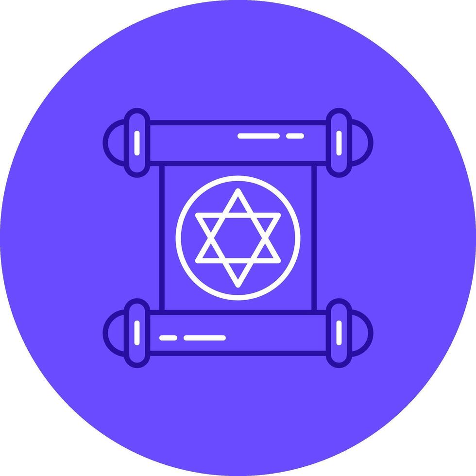 Papyrus Duo tune color circle Icon vector