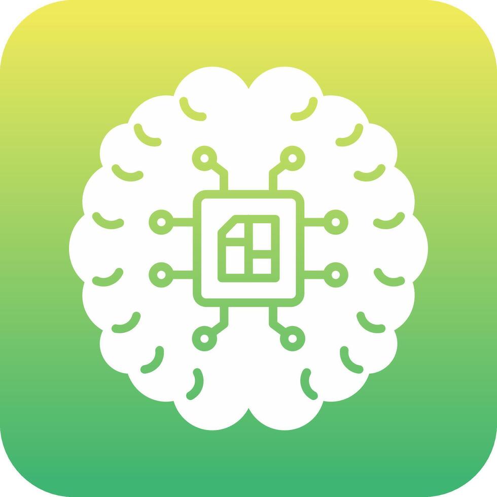 Artificial Intelligence Vector Icon