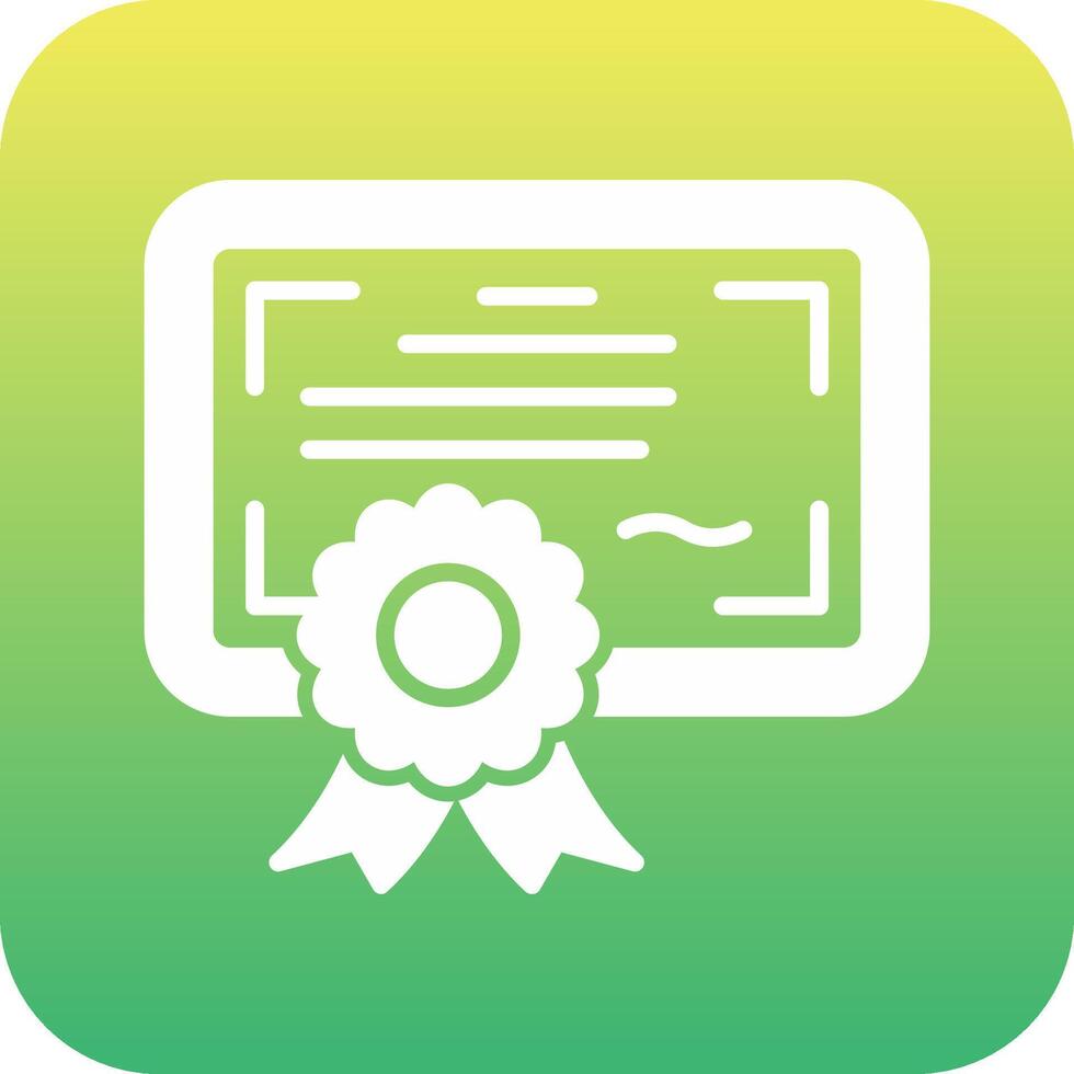 Certificate Vector Icon