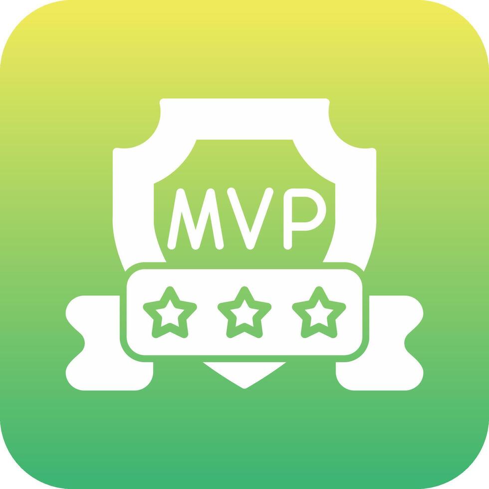 icono de vector de mvp