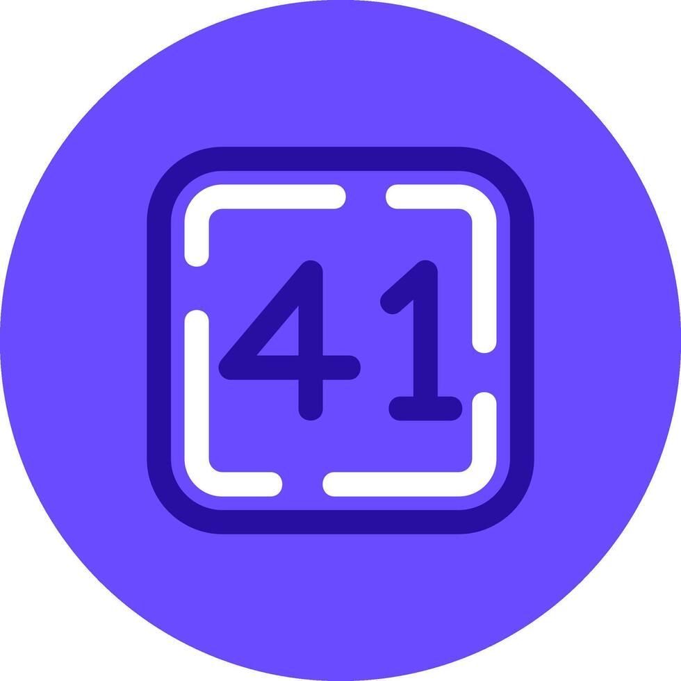Forty Duo tune color circle Icon vector