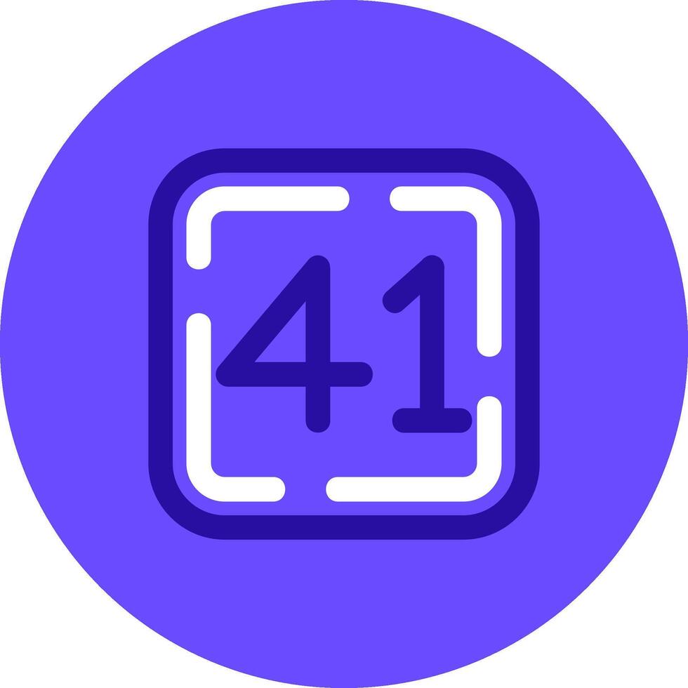 Forty One Duo tune color circle Icon vector