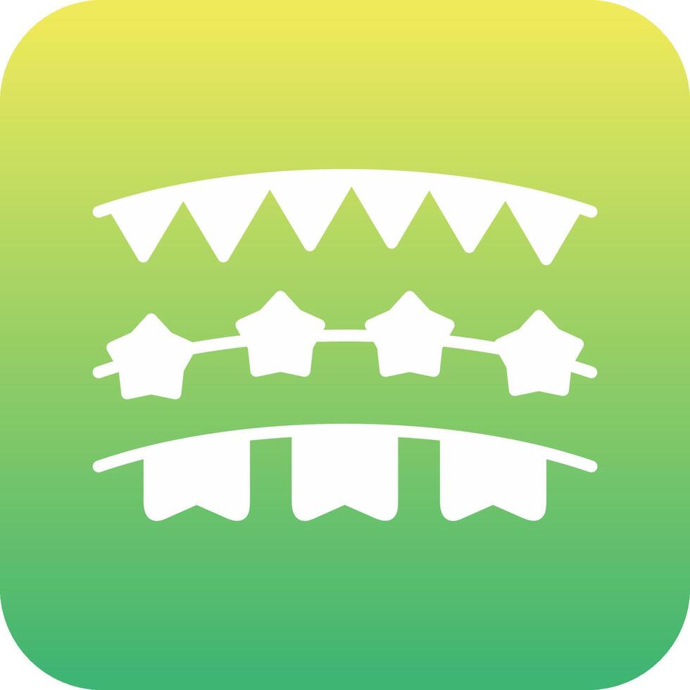 Bunting Vector Icon