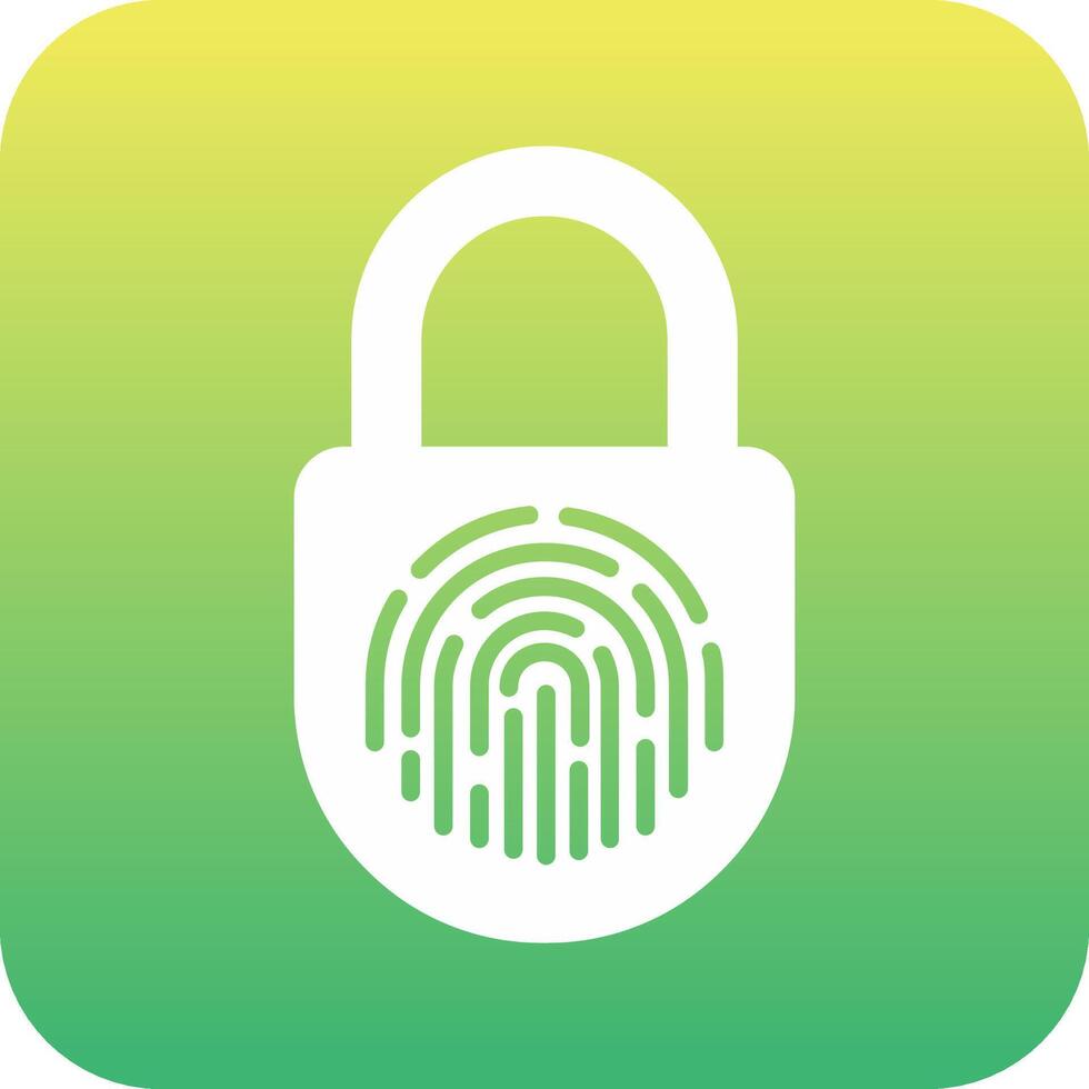 Fingerprint Vector Icon