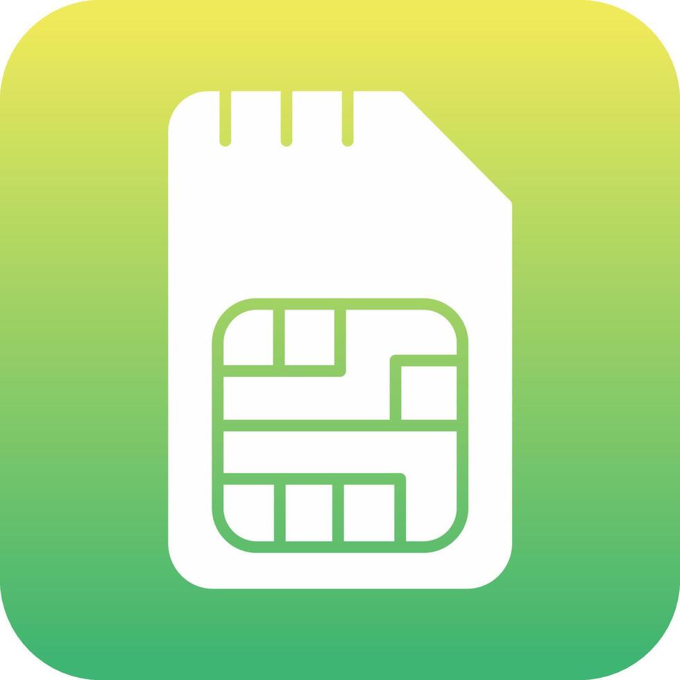 Sim Card Vector Icon
