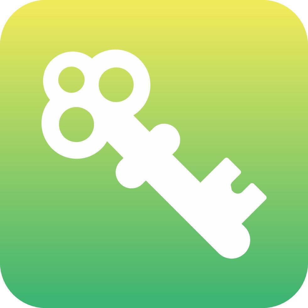 Old Key Vector Icon