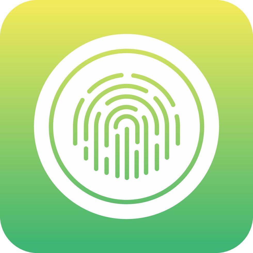 Fingerprint Vector Icon