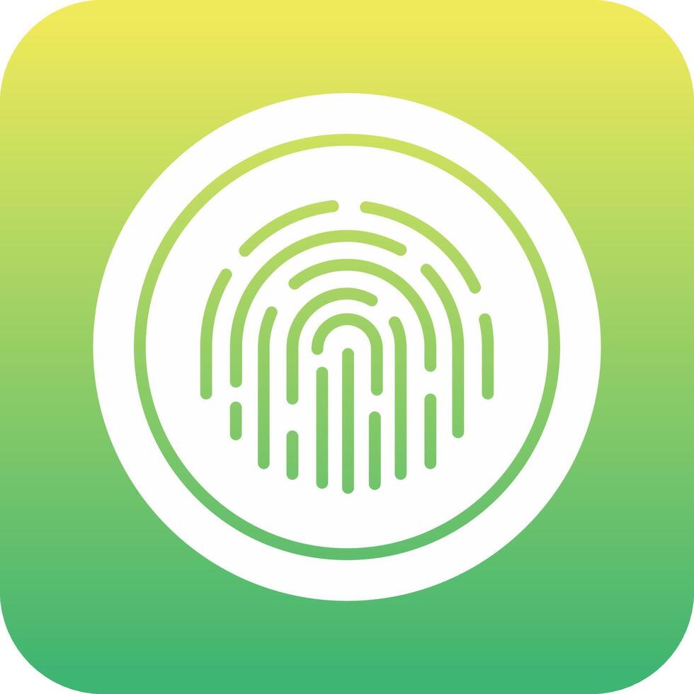 Fingerprint Vector Icon