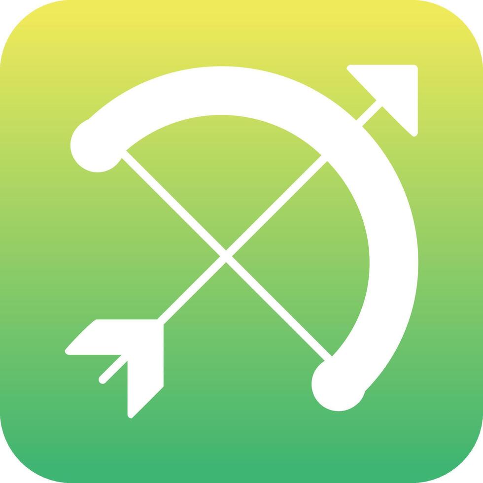 Bow And Arrow Vector Icon