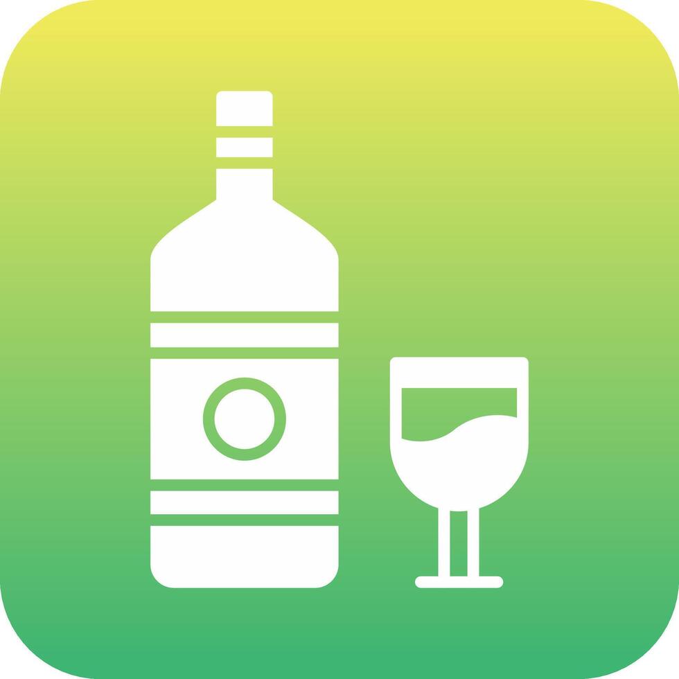 alcohólico bebida vector icono