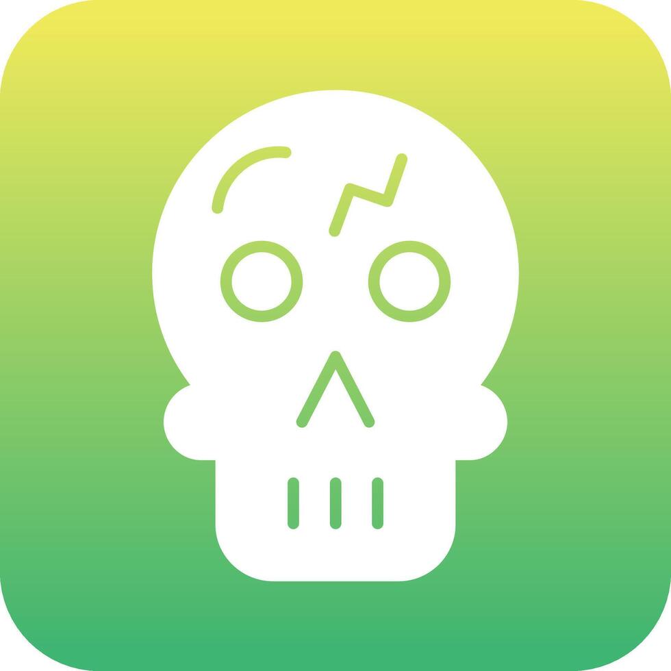 icono de vector de calavera