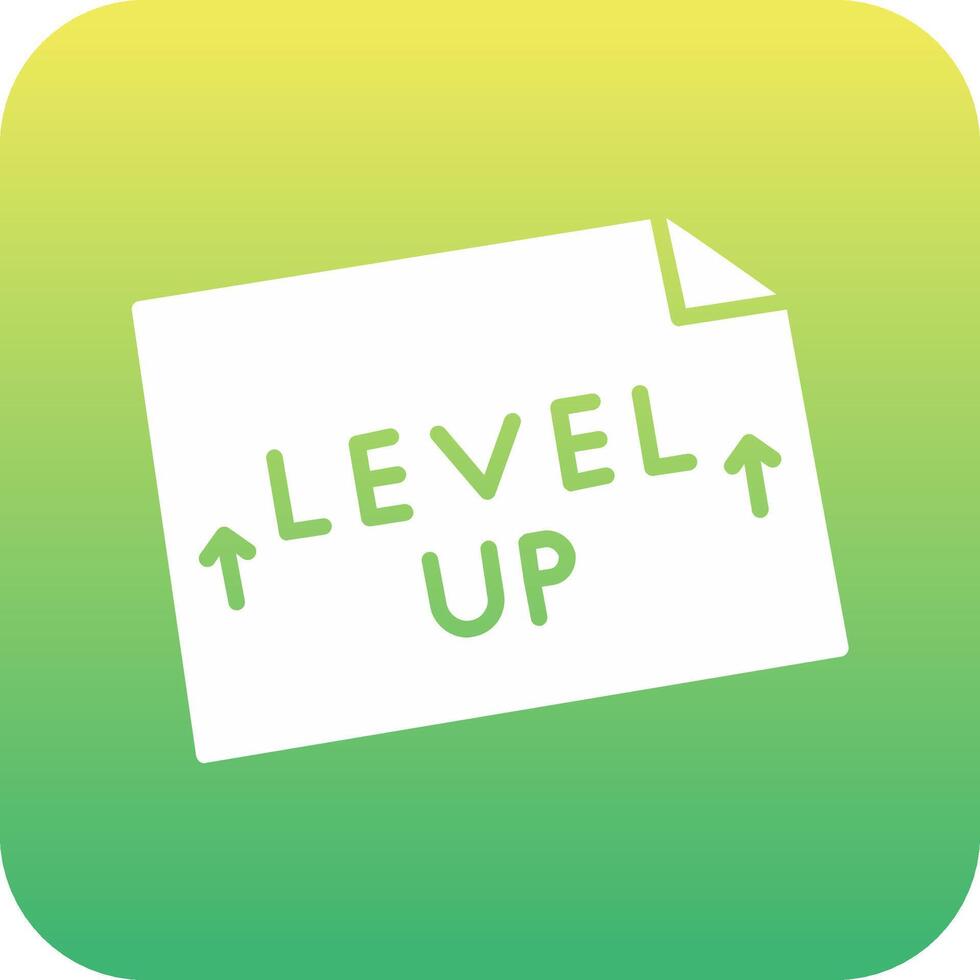 Level Up Vector Icon