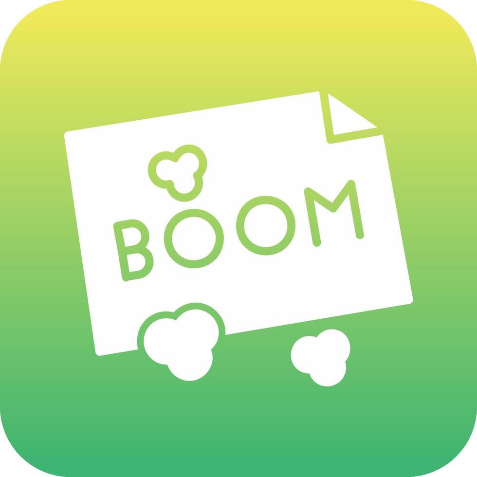 Boom Vector Icon