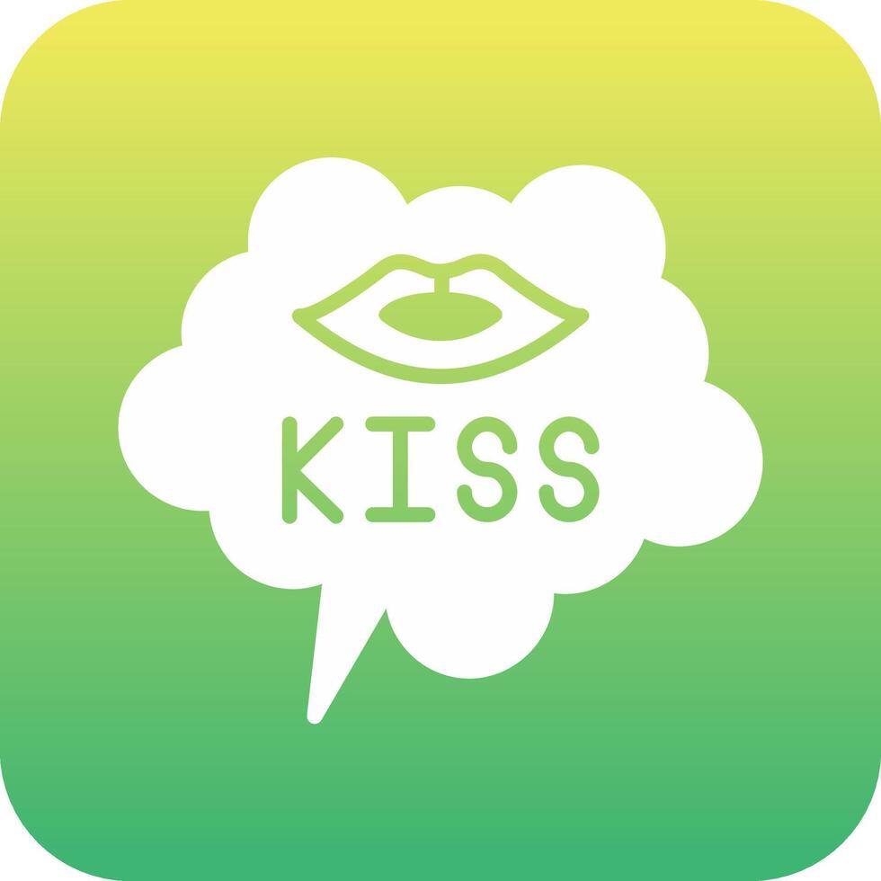 Kiss Vector Icon