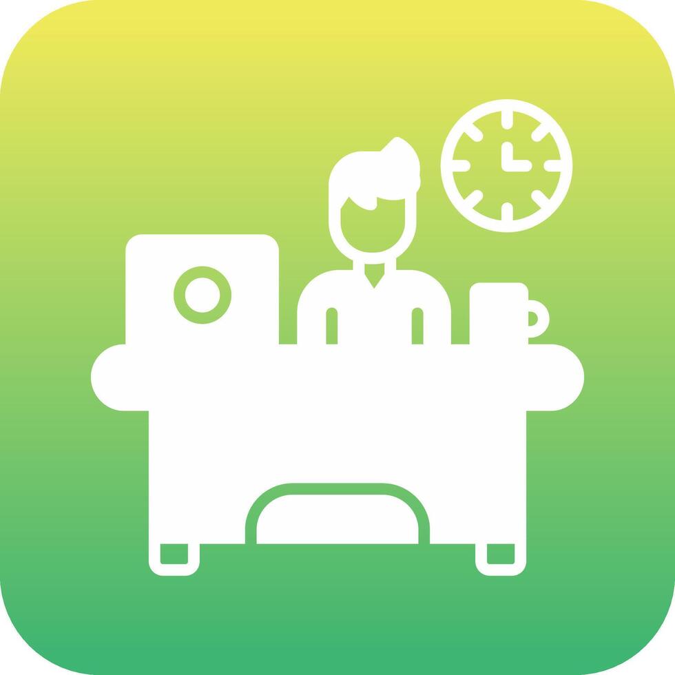 Workaholic Vector Icon
