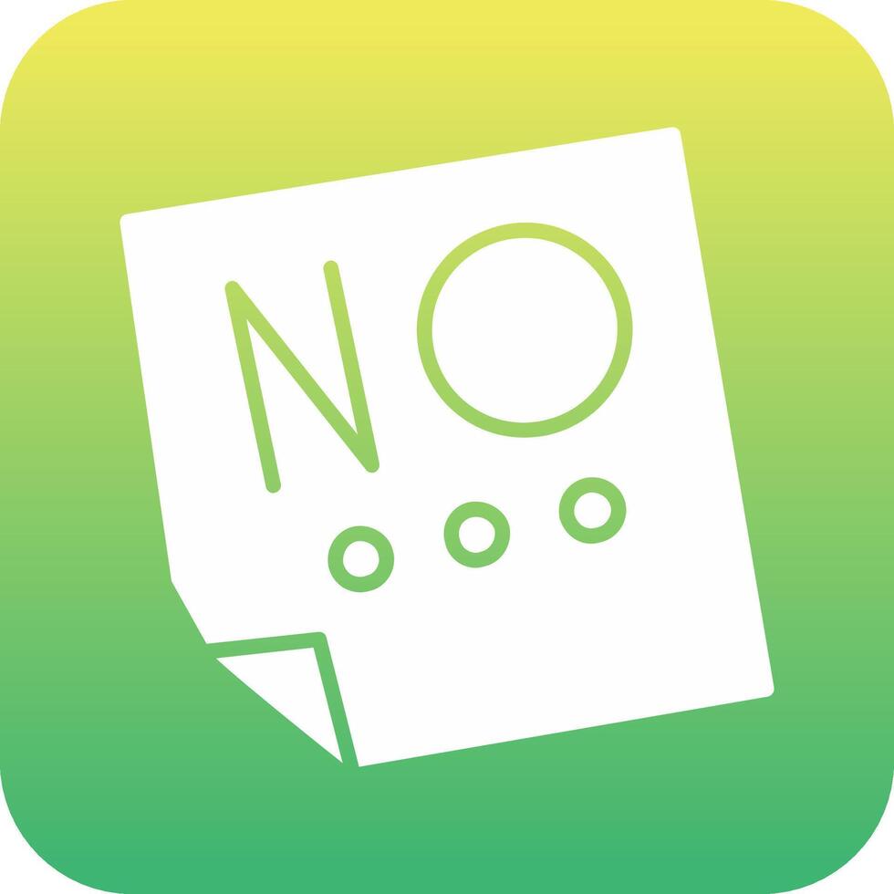 Say No Vector Icon