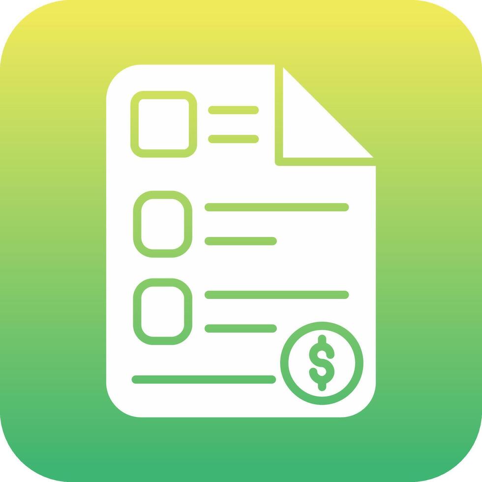 Valuation Vector Icon