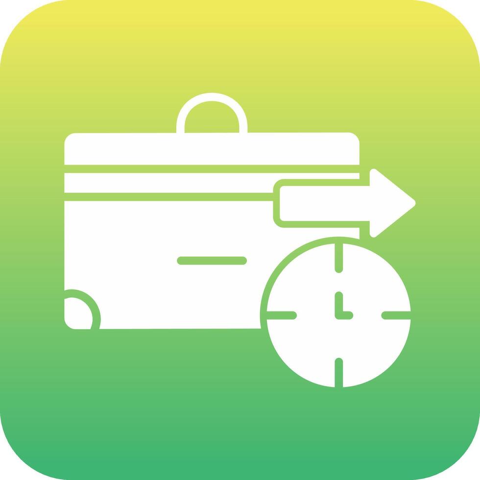Business Trip Vector Icon