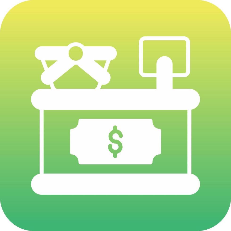 Cashier Vector Icon