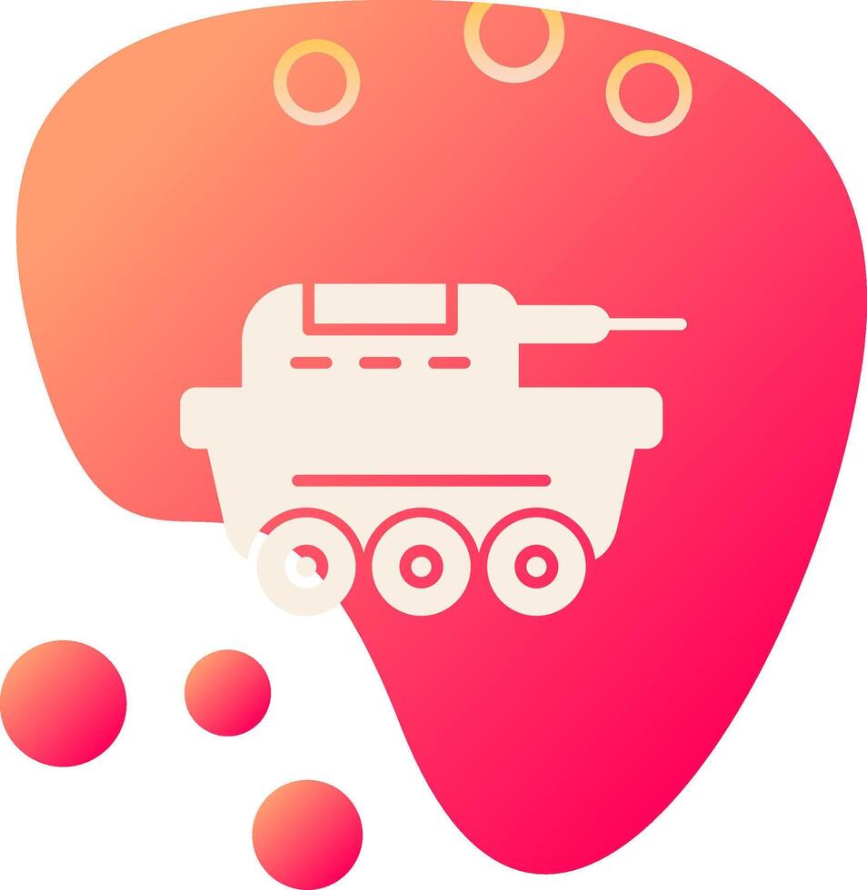 icono de vector de tanque