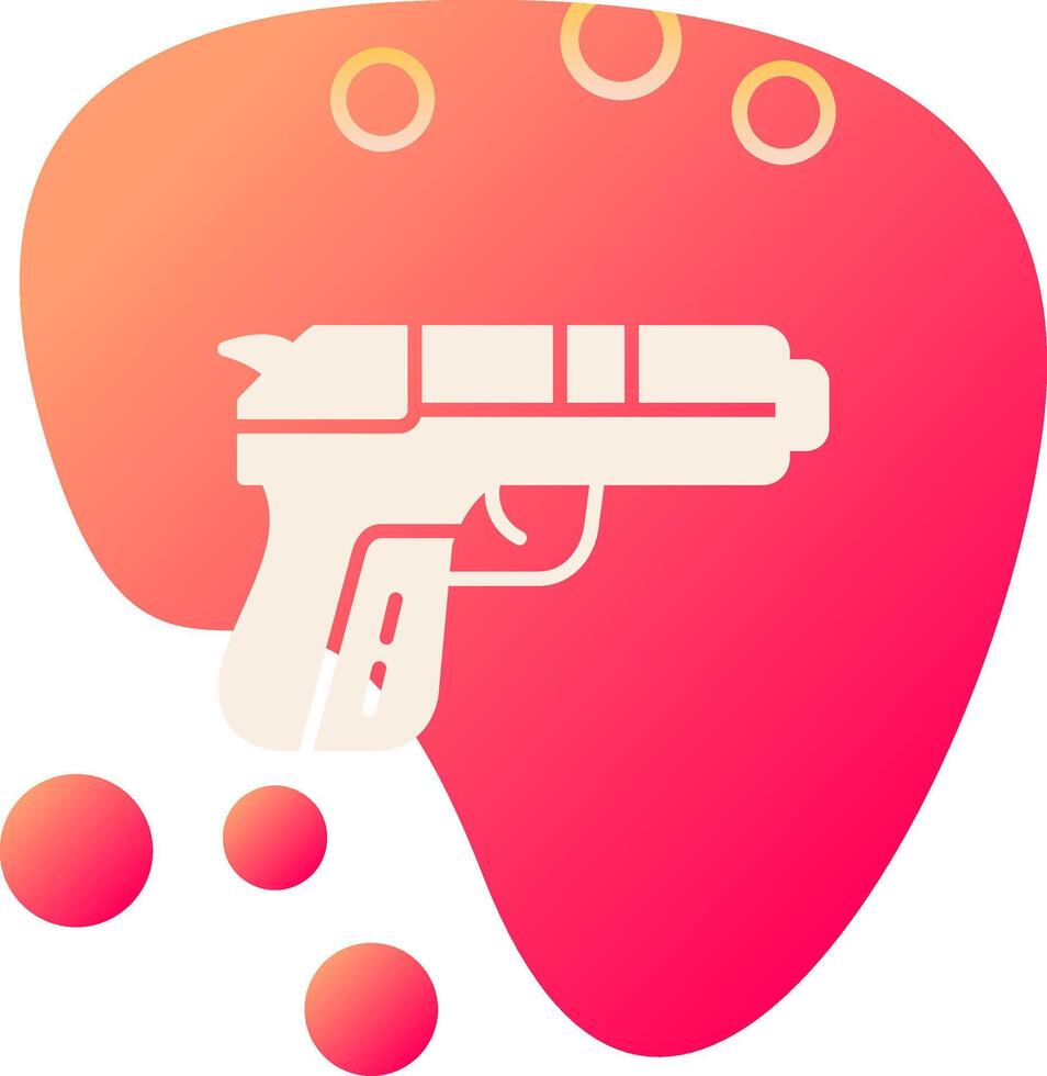 icono de vector de pistola