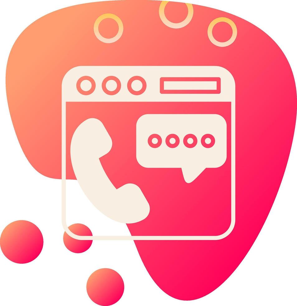 Phone Chat Vector Icon