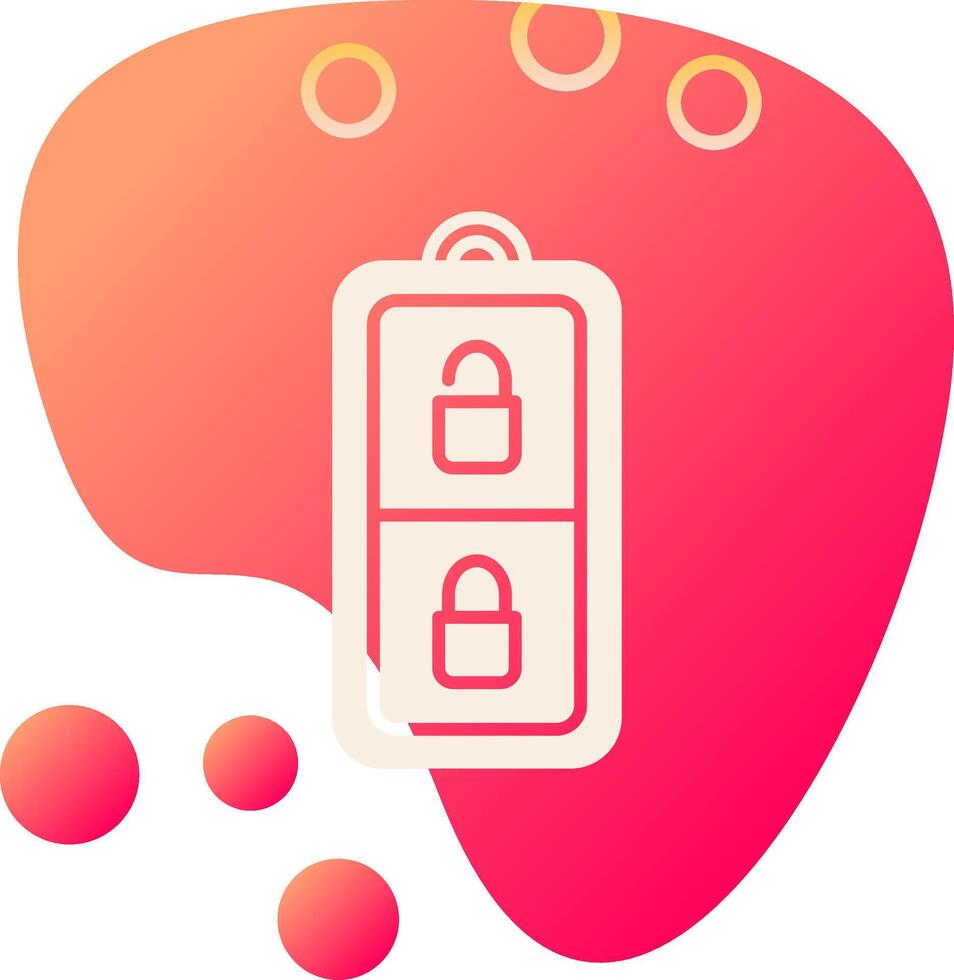 Car Key Vector Icon