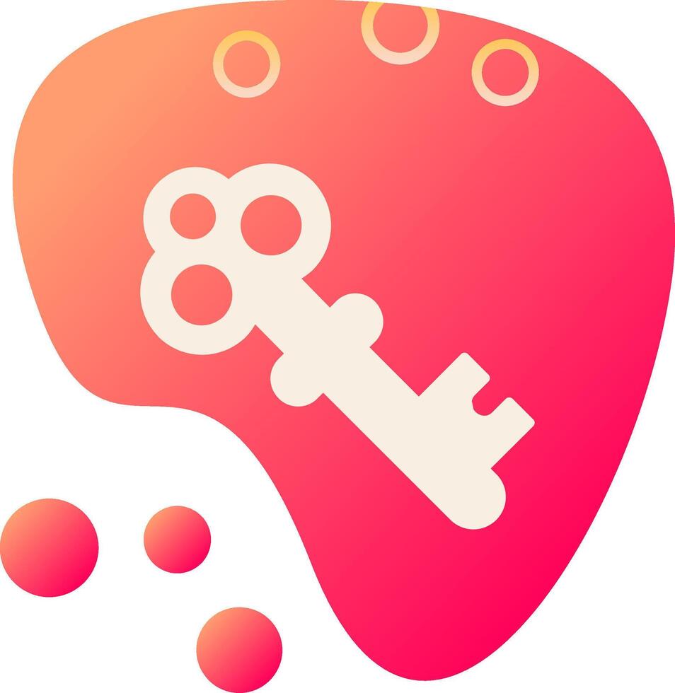 Old Key Vector Icon