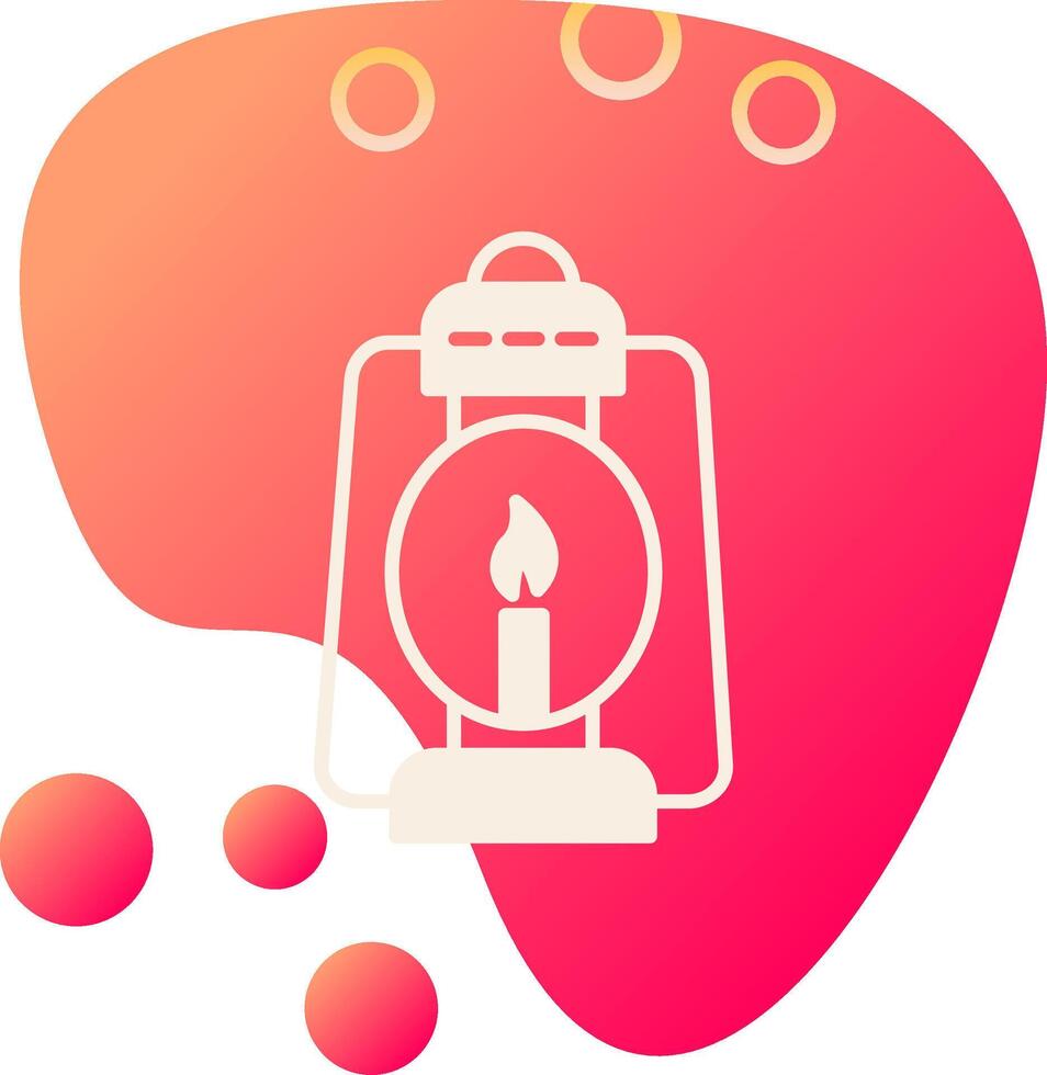 Oil Lamp Vector Icon