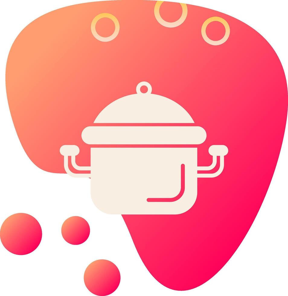 icono de vector de olla de cocina