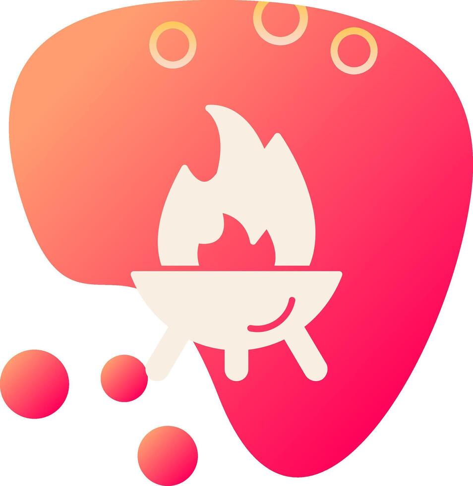 Firepit Vector Icon