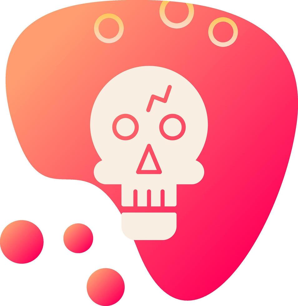 Skull Island Vector Icon