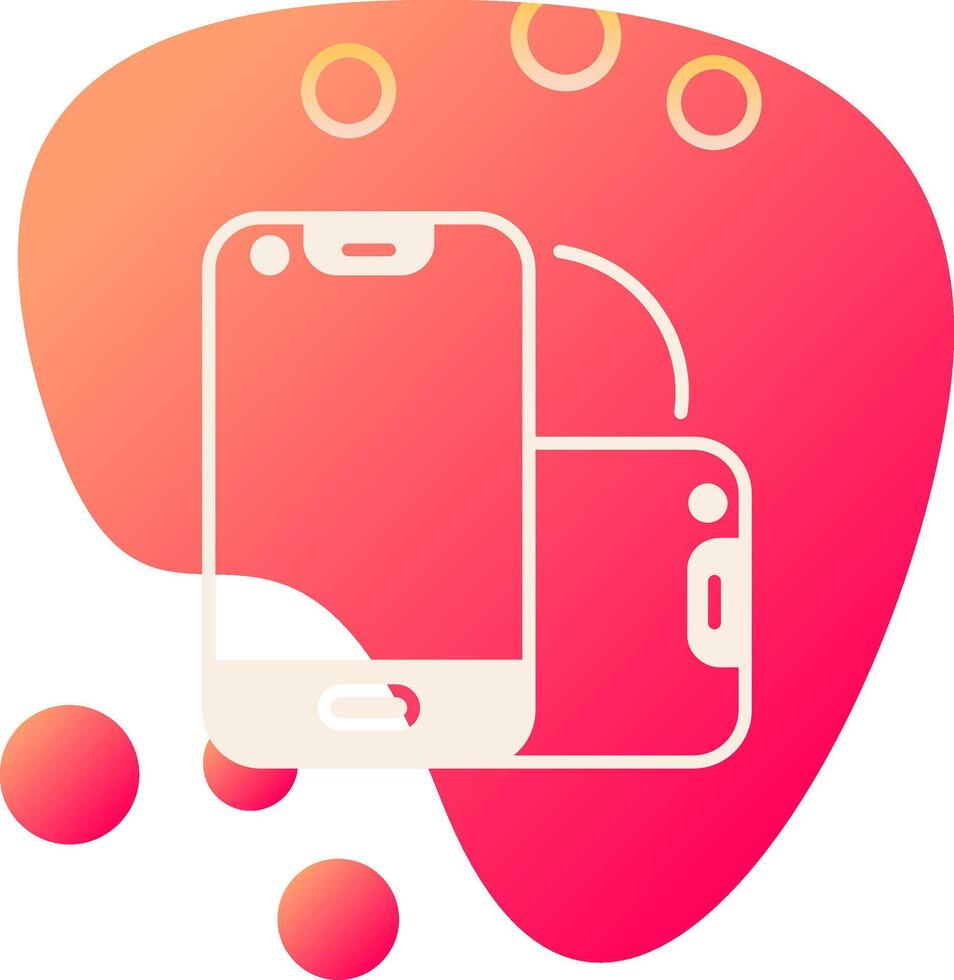 Foldable Smartphone Vector Icon