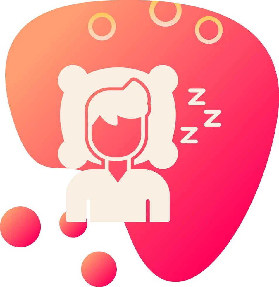 insomnio vector icono