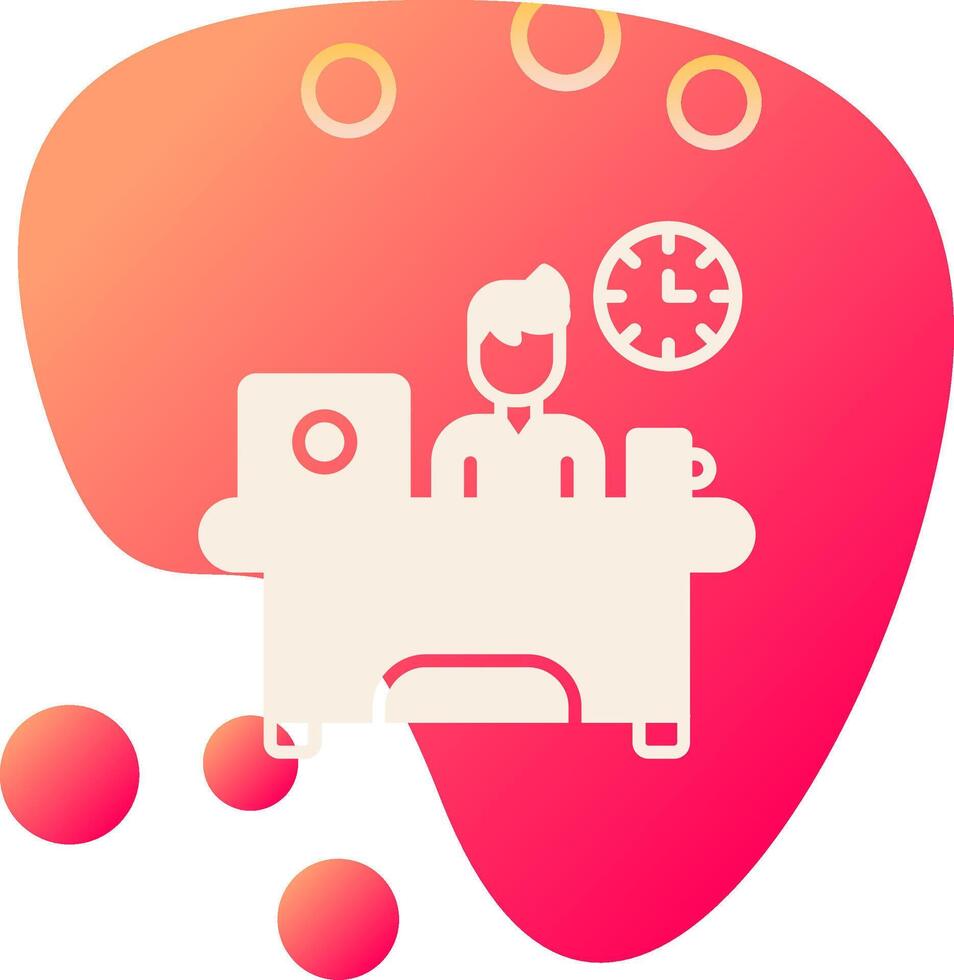 Workaholic Vector Icon