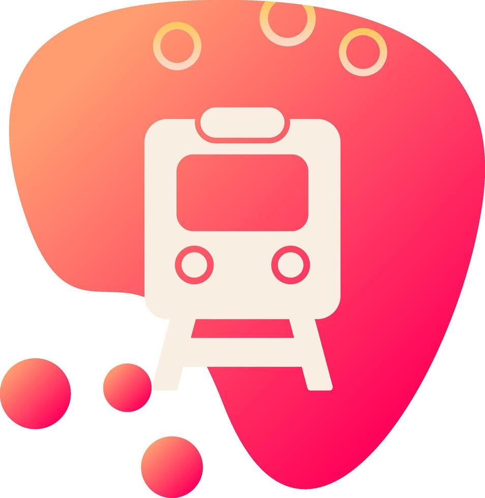 icono de vector de tren