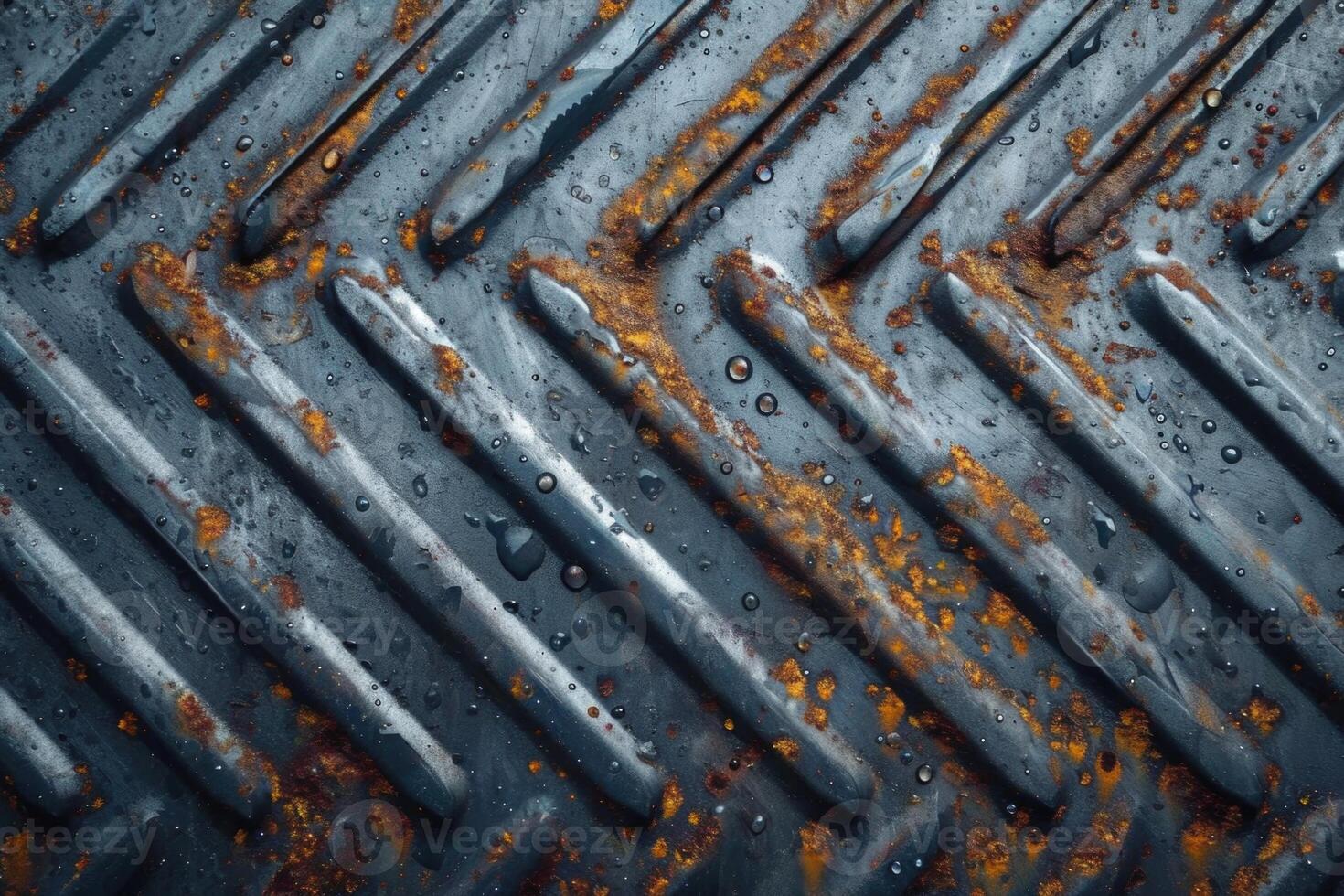 AI generated Steel Texture, painted in steel color, with rust photo