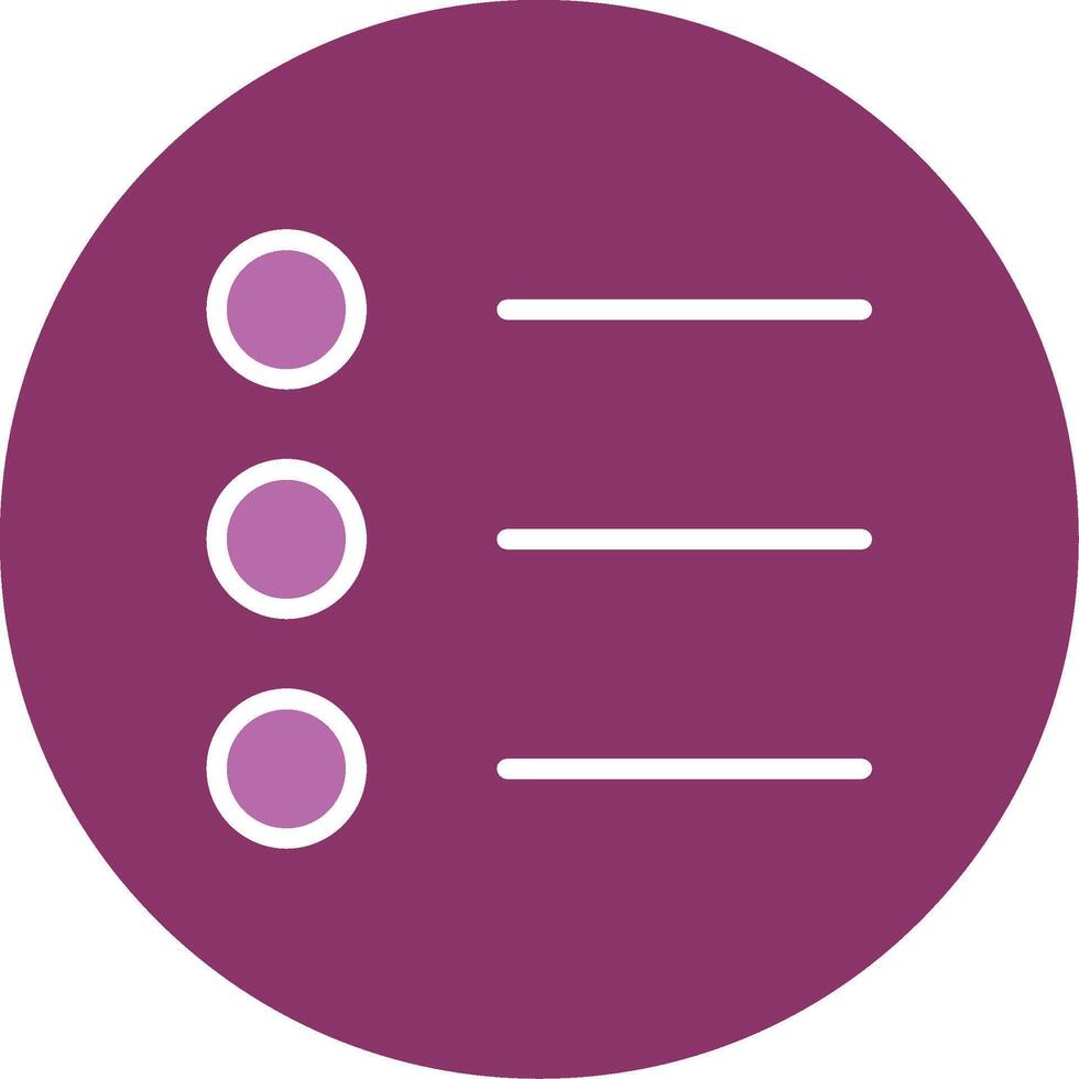 Options Glyph Two Colour Icon vector