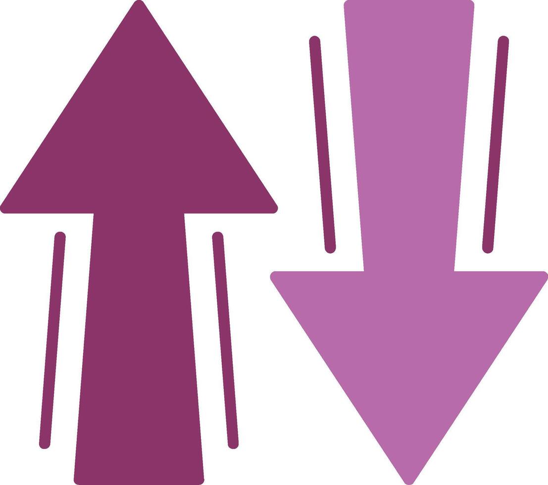 Sign Glyph Two Colour Icon vector