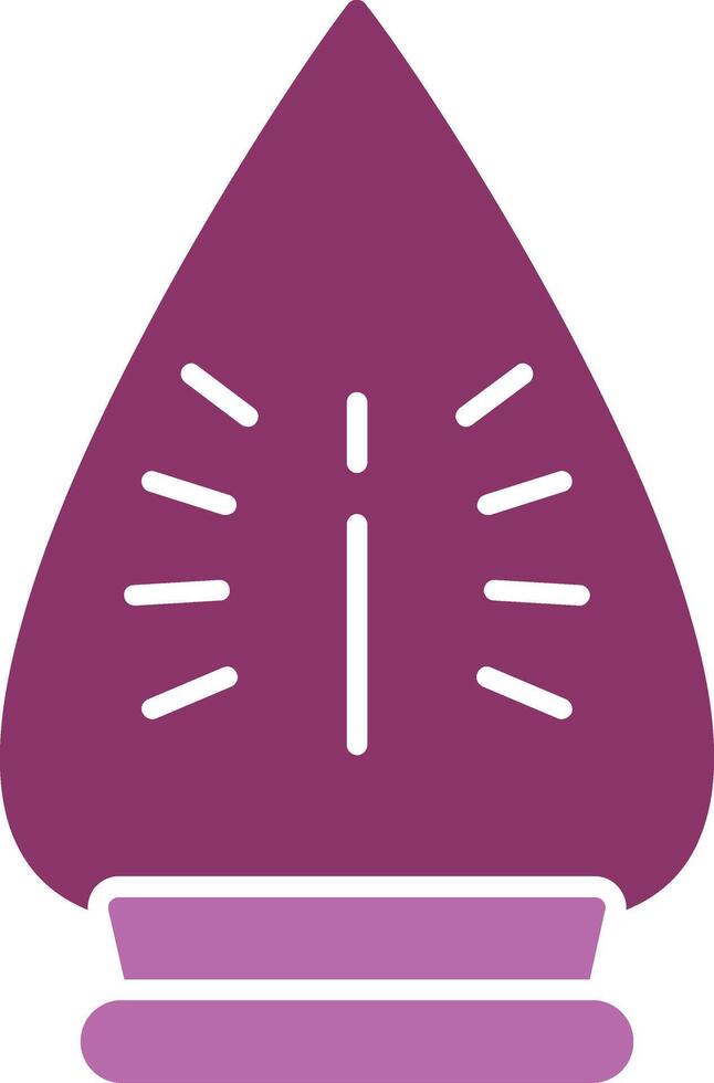 Iron Glyph Two Colour Icon vector