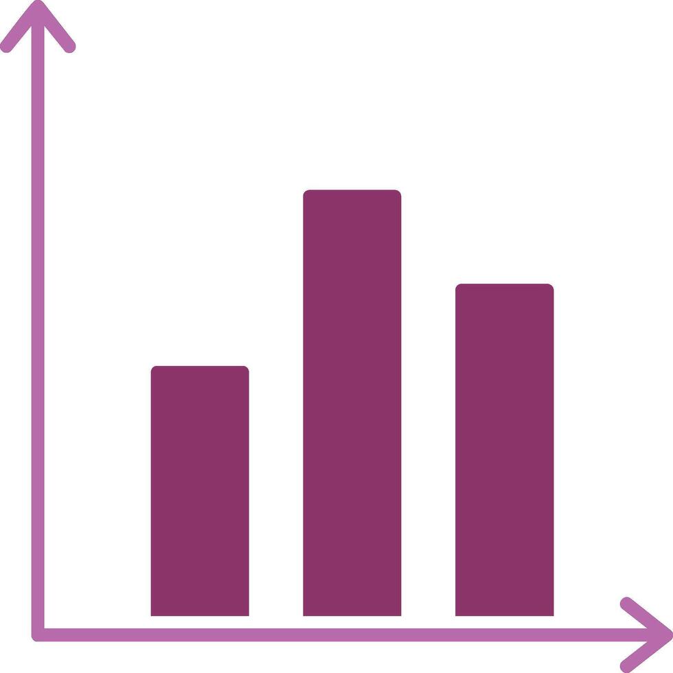 Prediction Glyph Two Colour Icon vector