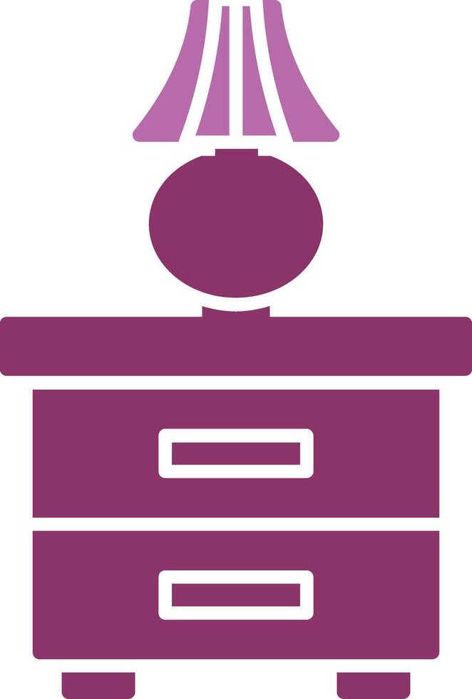 guardarropa glifo dos color icono vector