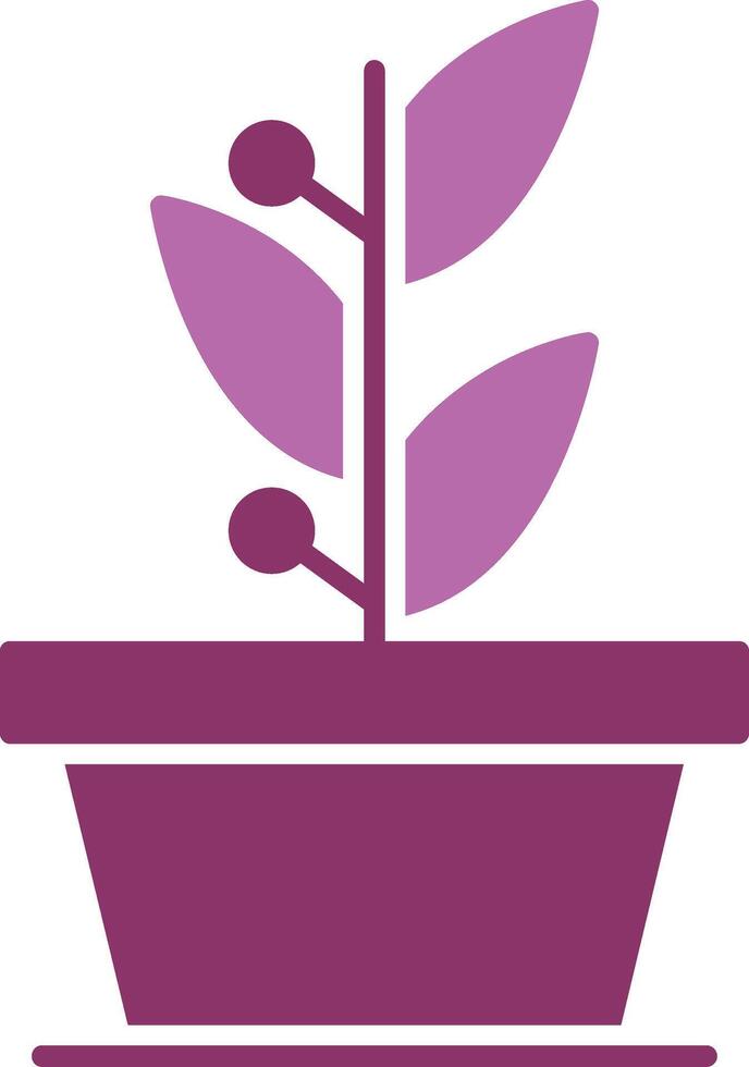 Plants Glyph Two Colour Icon vector