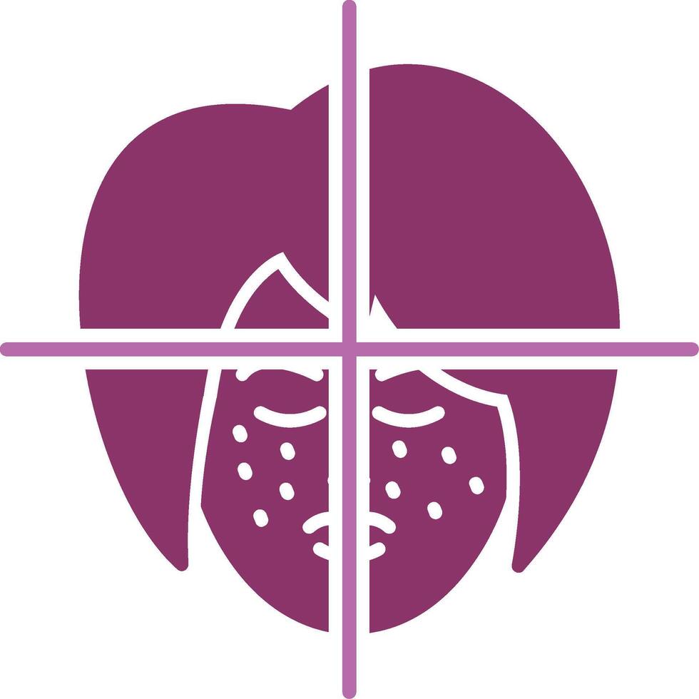 Face Treatment Glyph Two Colour Icon vector