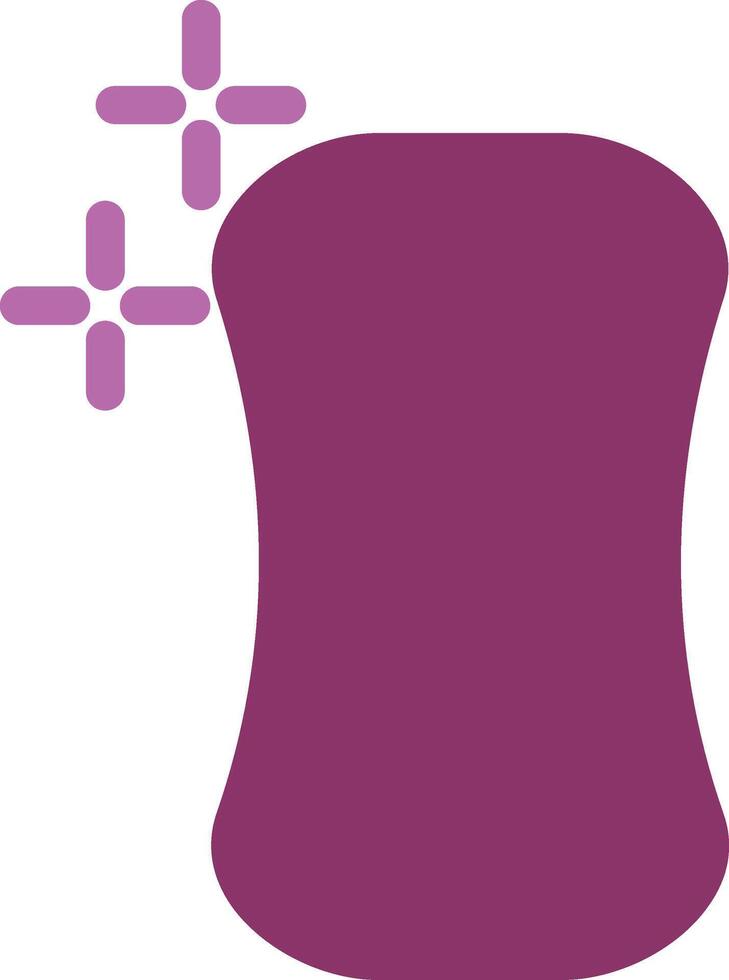 Soap Glyph Two Colour Icon vector