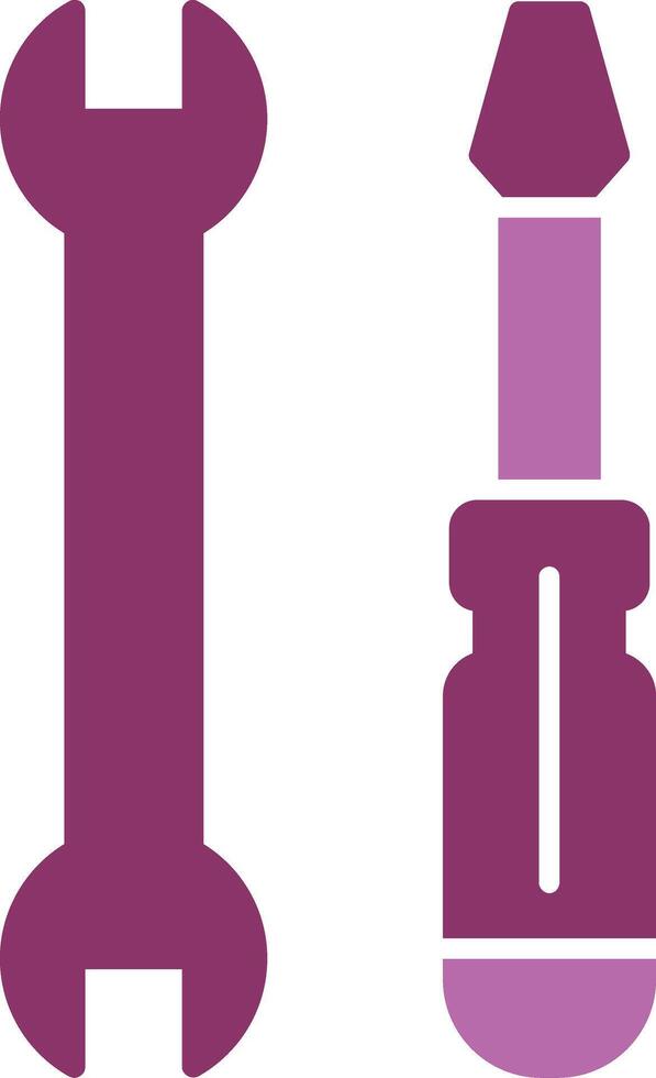 Tools Glyph Two Colour Icon vector