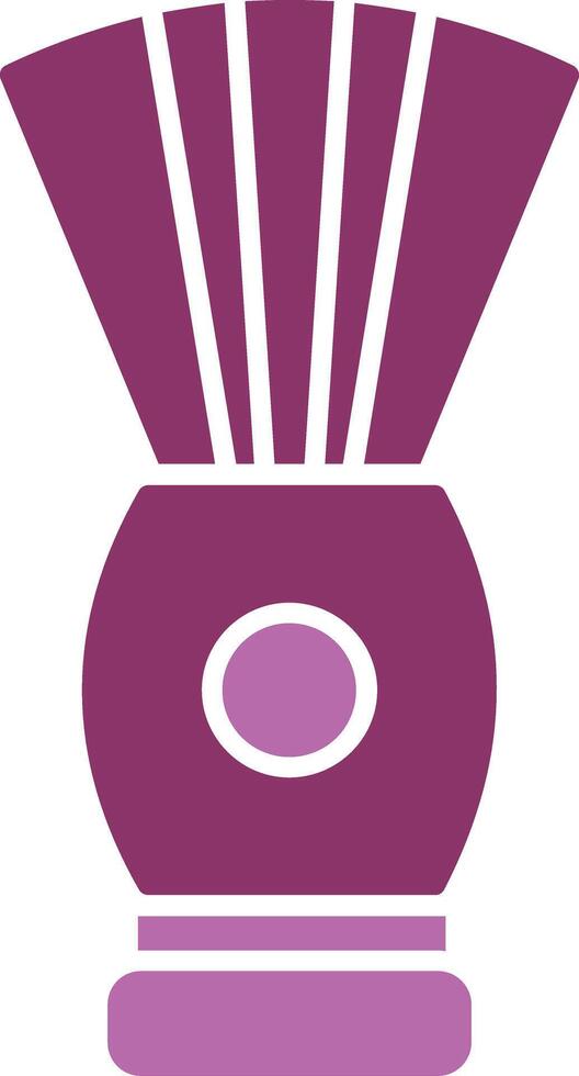 Shaving Brush Glyph Two Colour Icon vector